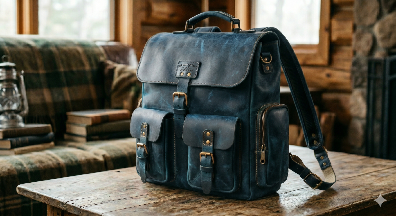 Premium Vintage Leather Backpack